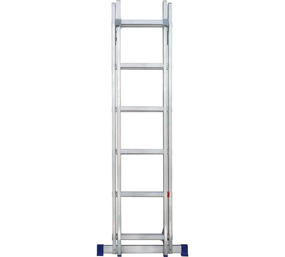 Двухсекционная алюминиевая лестница SMARTY 2x6 SN011-206