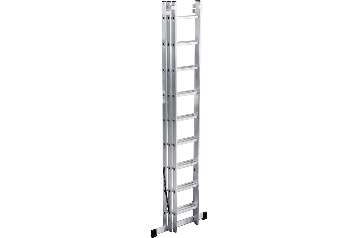 Алюминиевая 3-секционная лестница UFUK 3х9 ступеней 411309 - выгодная .