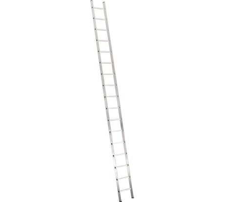 Приставная алюминиевая лестница UFUK 17 ступеней 411117