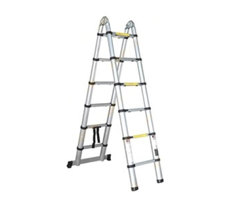Телескопическая алюминиевая лестница STARTUL 2х5 ступеней ST9733-032