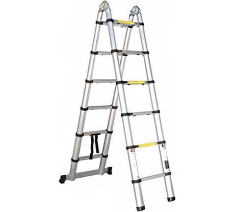 Телескопическая алюминиевая лестница STARTUL 2х8 ступеней ST9733-050