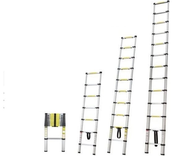 Телескопическая алюминиевая лестница STARTUL 11 ступеней ST9734-032