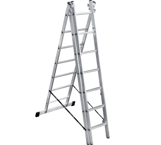 Алюминиевая трехсекционная лестница Perilla Ufuk Pro 3х7 ступеней 411307