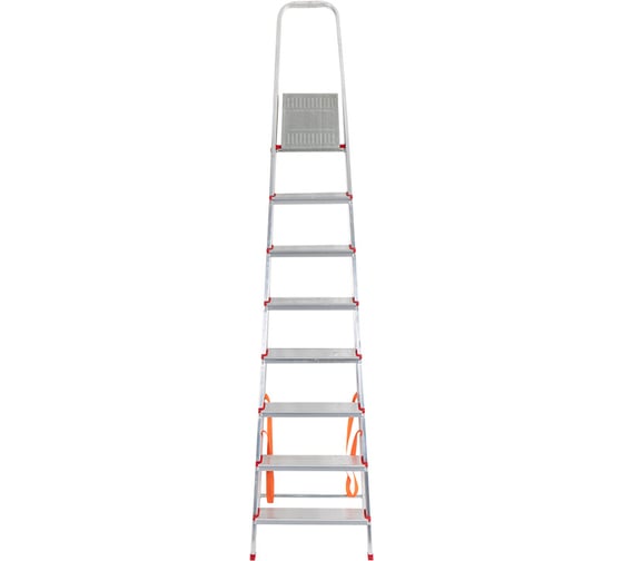 Алюминиевая стремянка REXANT 8 ступенек 12-5049
