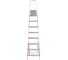 Алюминиевая стремянка REXANT 8 ступенек 12-5049 2