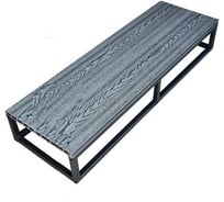 Лестница-приступок УЛИЧНЫЕ ЛЕСТНИЦЫ Дача Грэй, 1 ступень, 17x100x32 см UL-DACHA-1-GR