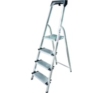 Алюминиевая стремянка с органайзером Новая Высота 4 ступени 1118104