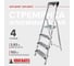 Алюминиевая стремянка с органайзером Новая Высота 4 ступени 1118104 2