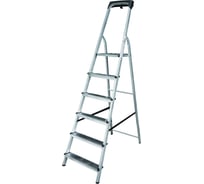 Алюминиевая стремянка с органайзером Новая Высота 6 ступеней 1115106
