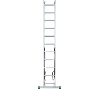 Двухсекционная алюминиевая лестница Новая Высота 2х11 ступеней 2220211