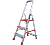 Профессиональная стремянка Новая Высота NV3117, 1x3 ступени 130 мм, Max нагр. 225 кг, 2К башмаки, 3117103