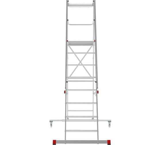 Передвижная, складная лестница-стремянка с платформой Новая Высота NV 5540, 1x8 ступеней 5540108