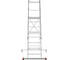 Передвижная, складная лестница-стремянка с платформой Новая Высота NV 5540, 1x8 ступеней 5540108 2