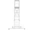 Передвижная, складная лестница-стремянка с платформой Новая Высота NV 5540, 1x11 ступеней 5540111 2