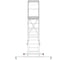 Передвижная, складная лестница-стремянка с платформой Новая Высота NV 5540, 1x9 ступеней 5540109 4