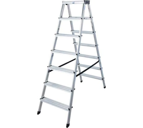 Двусторонняя стремянка Krause MONTO DOPPLO, 2 х 7 ступенек, 3.05 м 120366