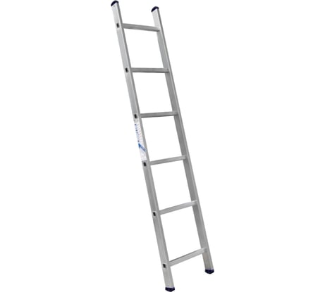 Алюминиевая лестница Алюмет приставная односекционная 1х6 ступеней. Серия Н1 5106 H1 5106