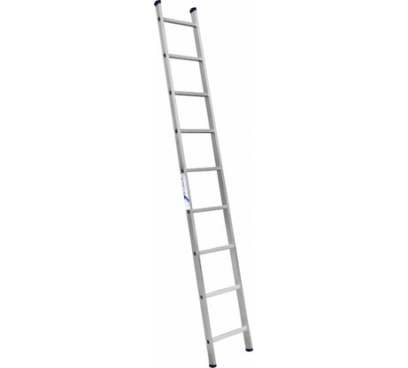 Односекционная лестница Алюмет алюминиевая 1х9 ступеней. Серия Н1 5109 H1 5109
