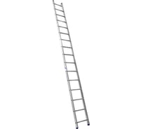 Алюминиевая лестница Алюмет приставная односекционная 1х16 ступеней . Серия Н1 5116 H1 5116