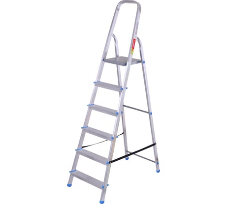 Алюминиевая стремянка LadderBel 6 ступеней STR-AL-6