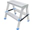 Алюминиевая двухсторонняя стремянка LadderBel 2 ступени STR2-AL-2 1
