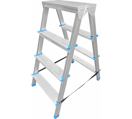 Комбинированная двухсторонняя стремянка LadderBel 4 ступени STR2-ST-4