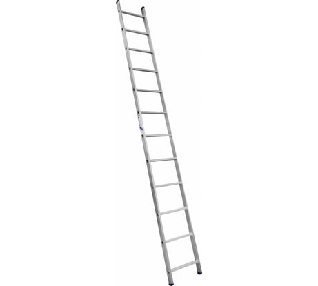 Алюминиевая лестница Алюмет приставная односекционная усиленная 1х12 ступеней. Серия HS1 6112