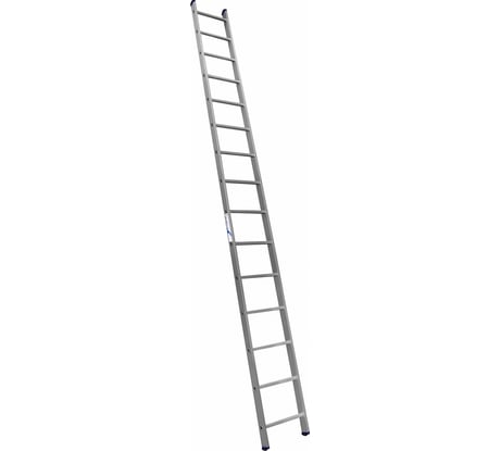 Алюминиевая лестница Алюмет приставная односекционная усиленная 1х15 ступеней. Серия HS1 6115
