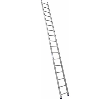 Алюминиевая лестница Алюмет приставная односекционная усиленная 1х17 ступеней. Серия HS1 6117