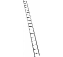 Алюминиевая лестница Алюмет приставная односекционная усиленная 1х18 ступеней . Серия HS1 6118