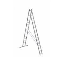 Двухсекционная алюминиевая лестница Алюмет Серия HS2 6218
