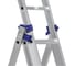 Лестница алюминиевая Алюмет 3х15 ступеней трехсекционная универсальная усиленная HS3 6315 7