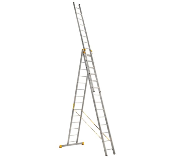 Трехсекционная алюминиевая лестница Алюмет Серия Р3 9314 0