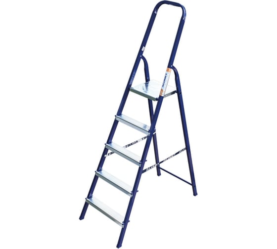 Стальная стремянка Алюмет облегченная 5 ступеней. Серия M8305