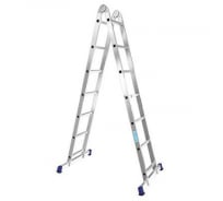 Алюминиевая профессиональная двухсекционная шарнирная лестница Алюмет Серия Т2 Т 207