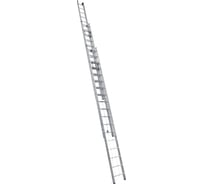 Профессиональная трехсекционная лестница с канатной тягой Алюмет Серия SR3 3323