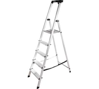 Стремянка с большой полкой Krause MONTO SAFETY 5 ступеней 126337