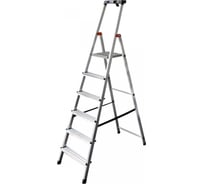 Стремянка с большой полкой Krause MONTO SAFETY 6 ступеней 126344