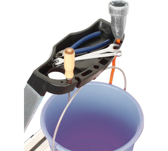 Стремянка с большой полкой Krause MONTO SAFETY 8 ступеней 126368