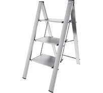 Стремянка Colombo New Scal Leonardo 3 ступени, серая 3647