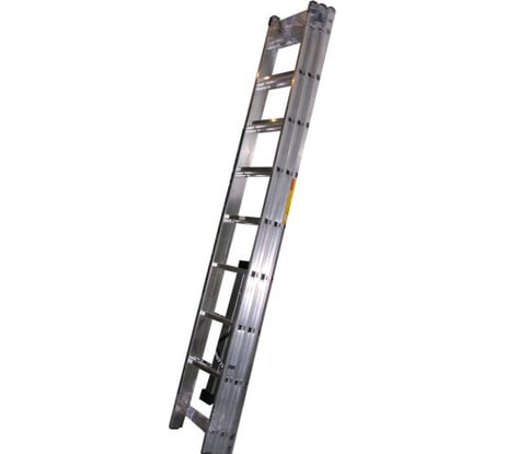 Трехсекционная лестница Энкор 3х6 ступеней 69680