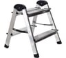 Алюминиевая 2-х сторонняя стремянка-табурет Zalger 2 ступени 9903-02