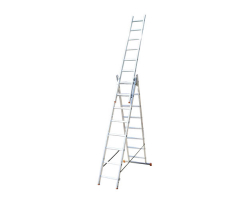 Трехсекционная лестница-стремянка VINCO 3х14 ступеней