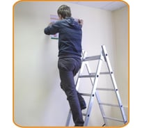 2-х секционная лестница-стремянка VINCO 2х10 ступеней