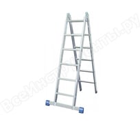 Шарнирная двусторонняя стремянка Krause STABILO 123541