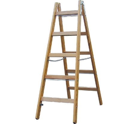 Двусторонняя лестница из дерева Krause 170071