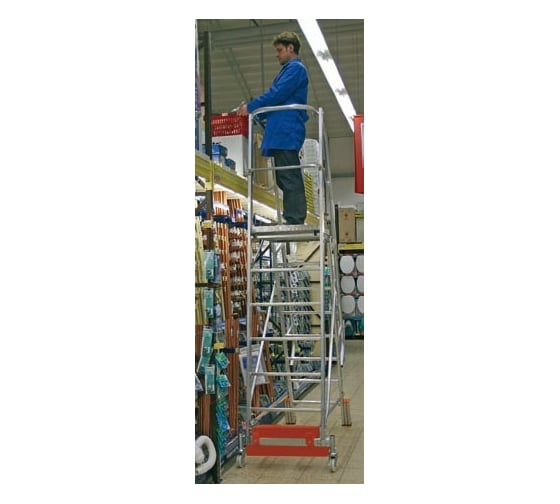 Лестница Krause STABILO 10 ступеней, с платформой VARIO 833167