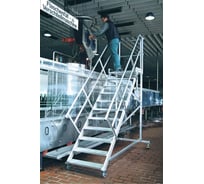 Передвижной трап с платформой Krause STABILO 4 ступени 1000 мм 60 градусов 829030