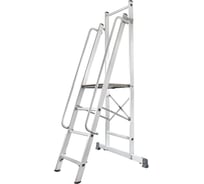 Передвижная складная лестница-стремянка с платформой Новая Высота NV 1540, 1x4 ступени 1540104