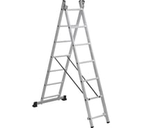 Двухсекционная алюминиевая лестница SevenBerg 2x7 ступеней 920207